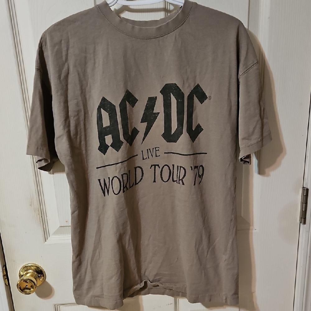 Band Tee with AC/DC logo